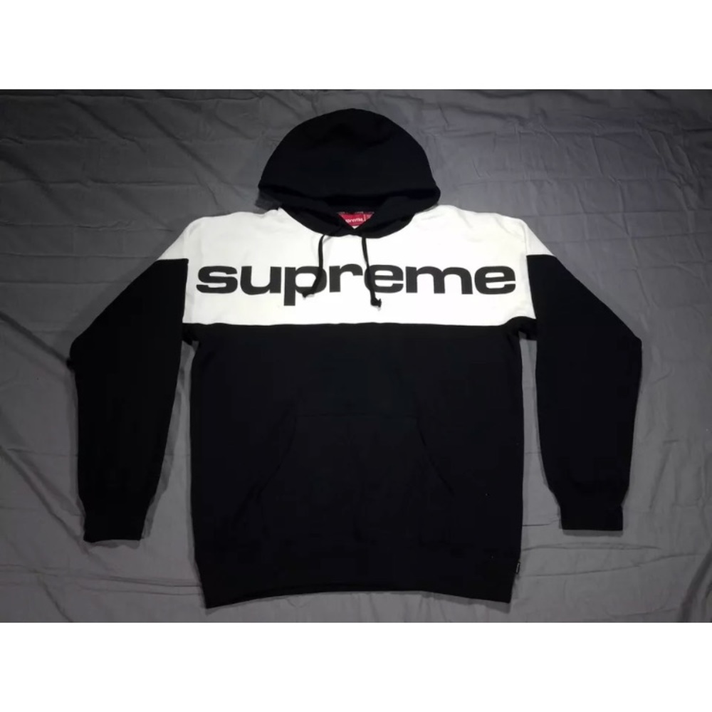 SOLD ❌Supreme FW17 Blocked Hoodie Sweatshirt Black